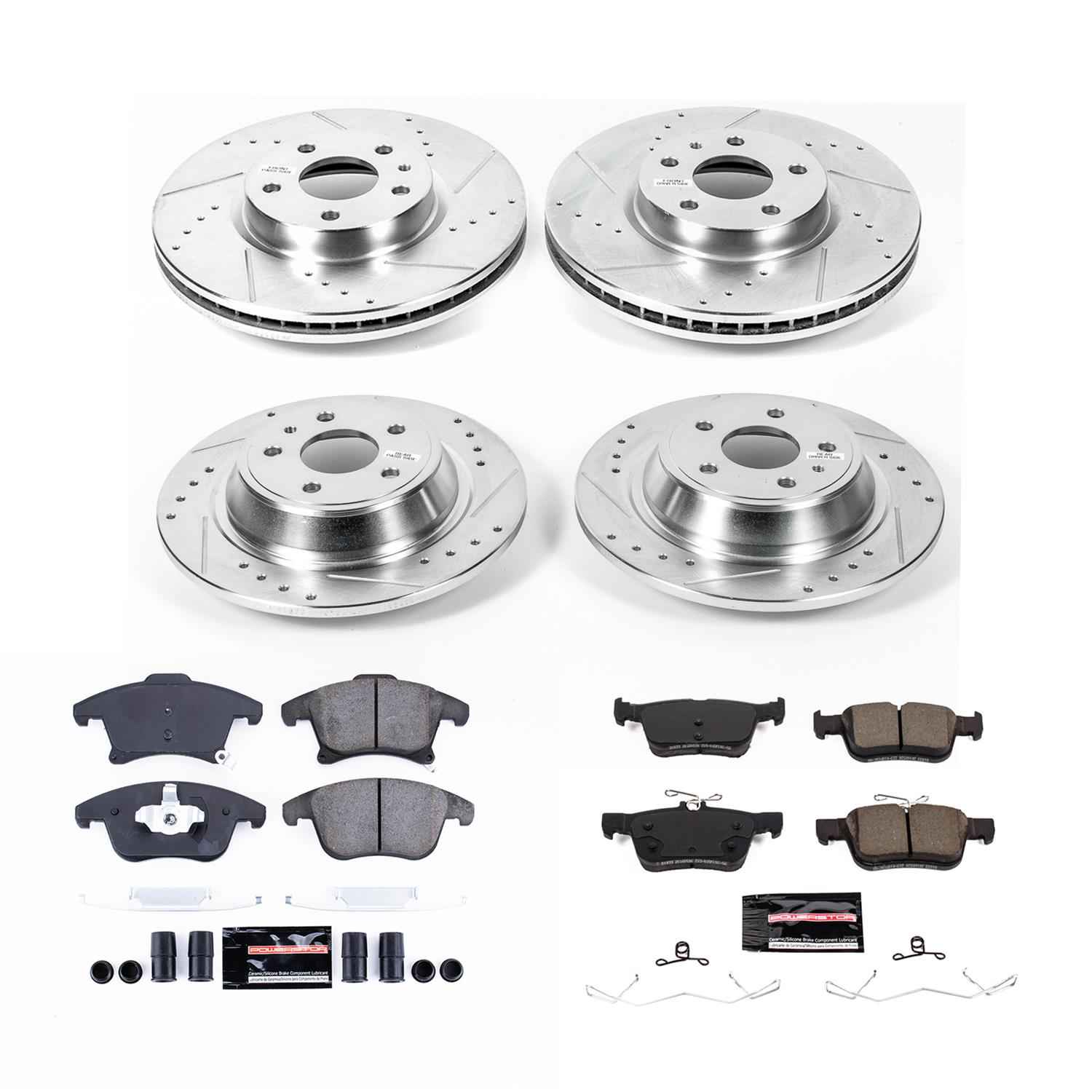 PowerStop Z23 Evolution Sport Brake Upgrade Kits for 2017-2020 FUSION - K8532