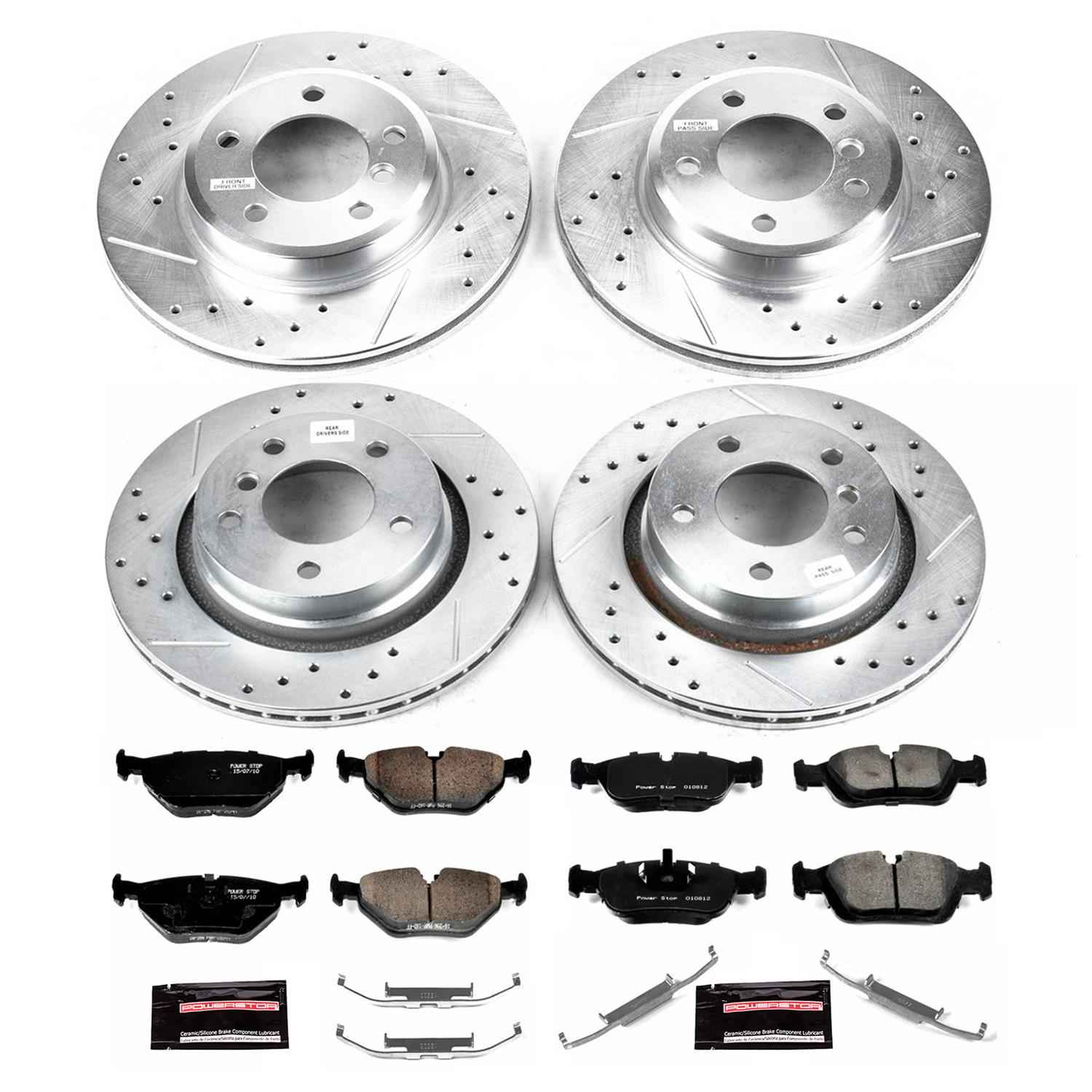 PowerStop Z23 Evolution Sport Brake Upgrade Kits K871