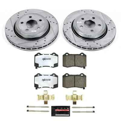 PowerStop Z36 Truck and Tow Brake Upgrade Kits for 2018-2024 DURANGO, 2018-2021 GRAND CHEROKEE - K8758-36
