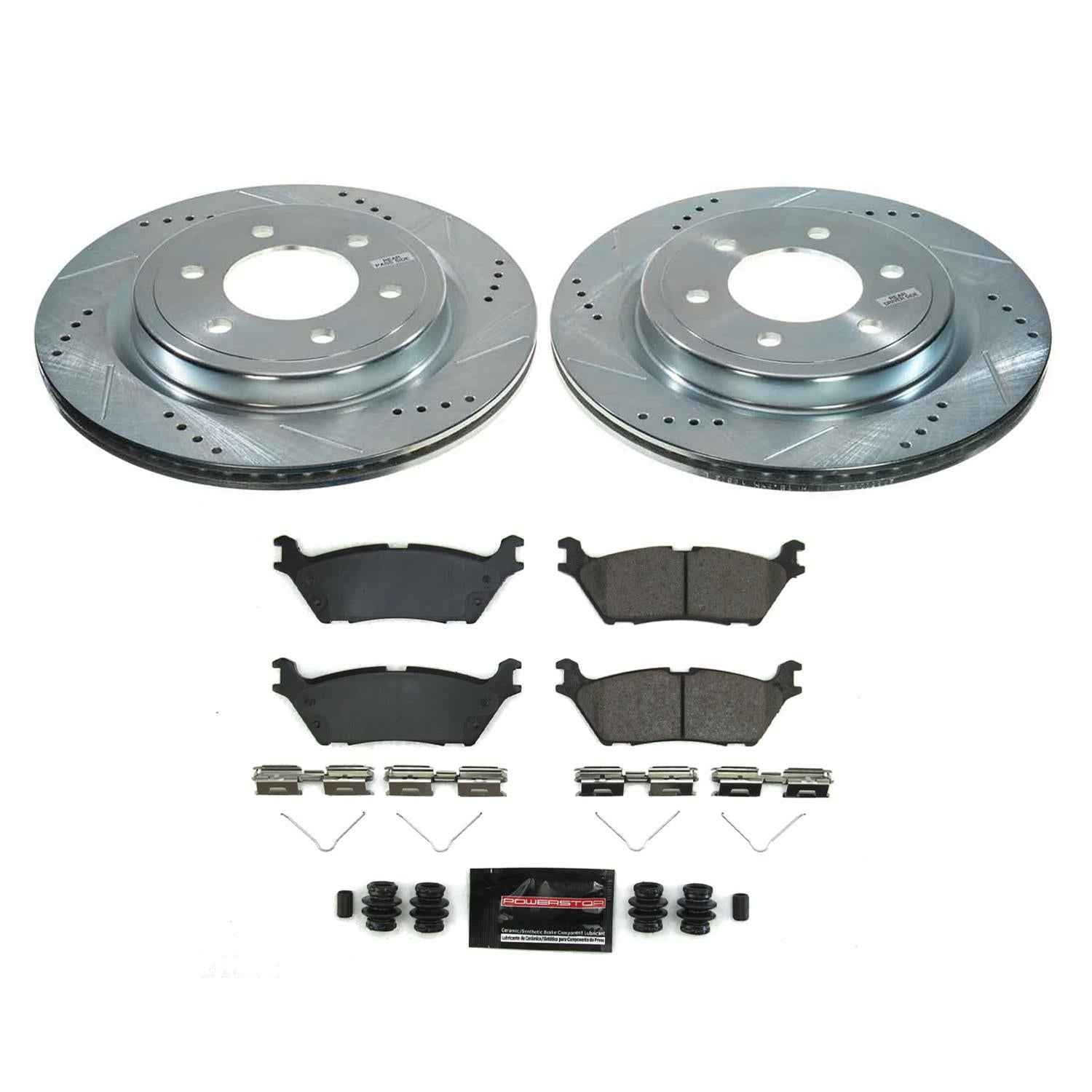 PowerStop Z23 Evolution Sport Brake Upgrade Kits for 2022-2024 EXPEDITION, NAVIGATOR, 2021-2024 F-150 - K8764