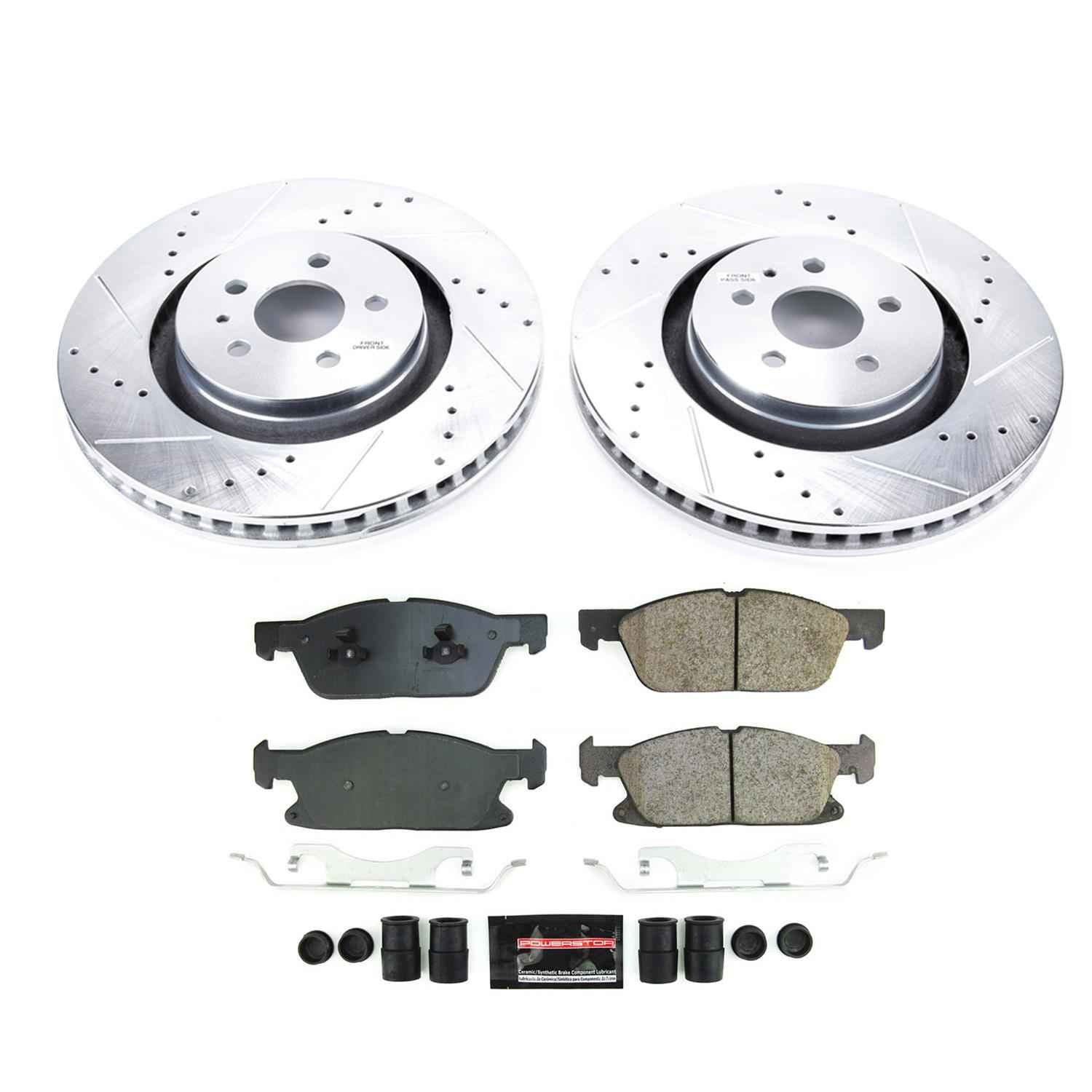 PowerStop Z23 Evolution Sport Brake Upgrade Kits for 2017-2020 CONTINENTAL, MKZ, 2017-2019 FUSION - K8960