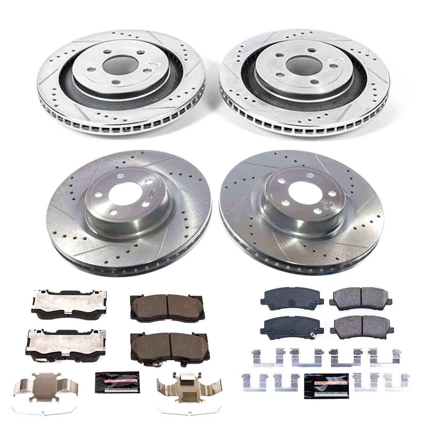 PowerStop Z23 Evolution Sport Brake Upgrade Kits for 2021-2023 MUSTANG - K9030