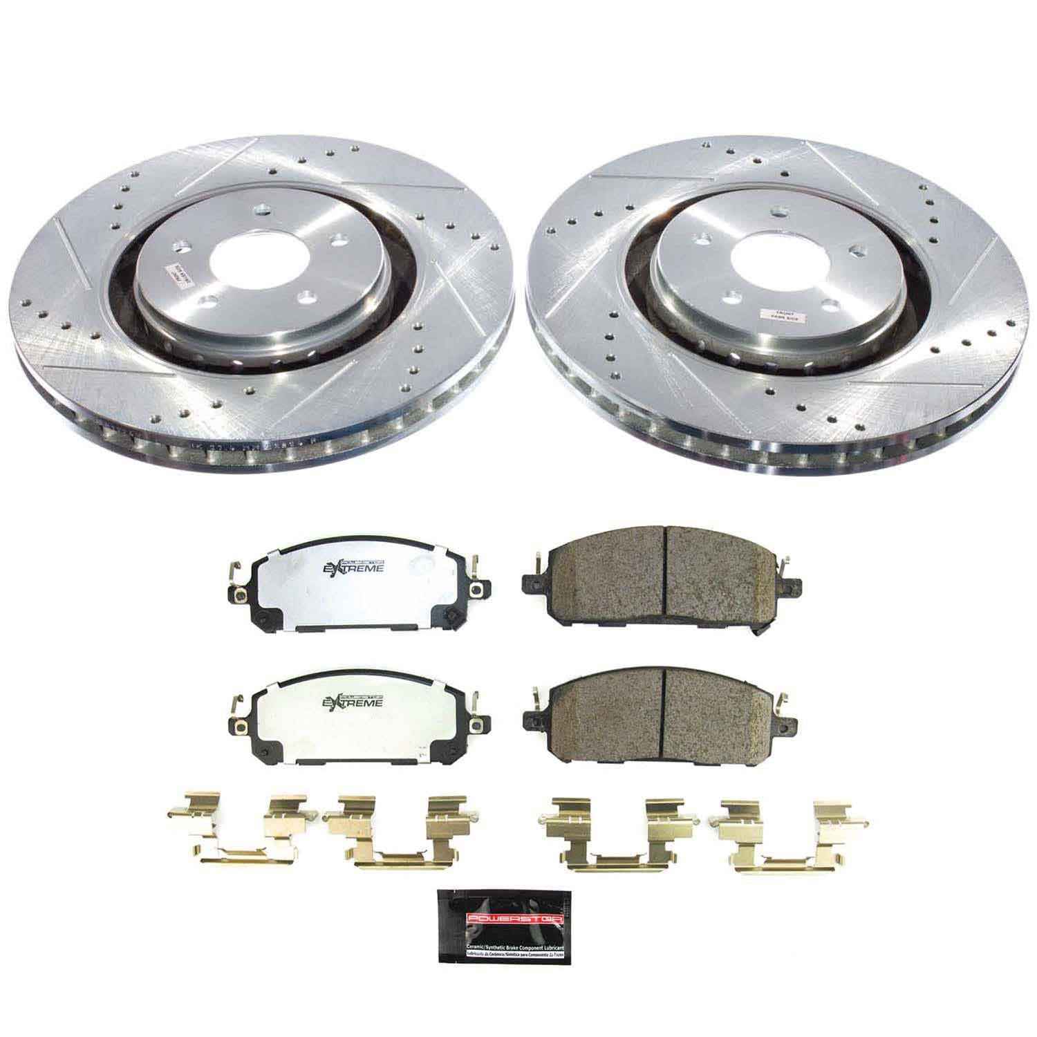 PowerStop Z36 Truck and Tow Brake Upgrade Kits for 2022-2024 PATHFINDER, QX60 - K9206-36