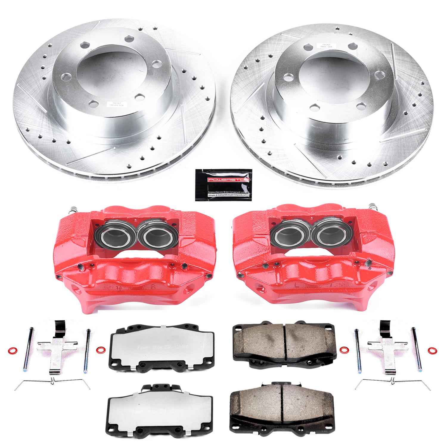 PowerStop Z36 Truck and Tow Brake Upgrade Kits with Calipers for 1995-2002 4RUNNER, 2004 TACOMA - KC1236-36
