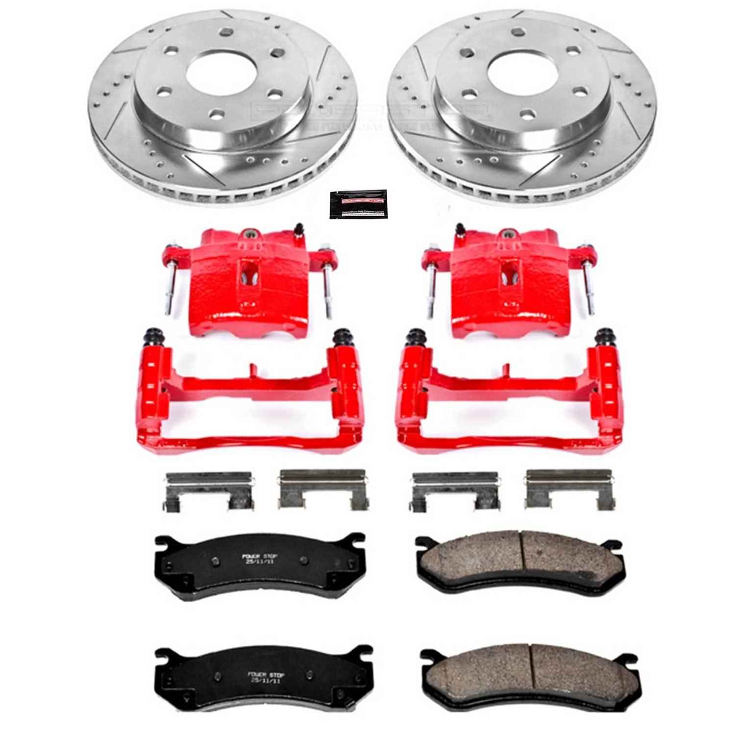 PowerStop Z23 Evolution Sport Brake Upgrade Kits with Calipers KC2009