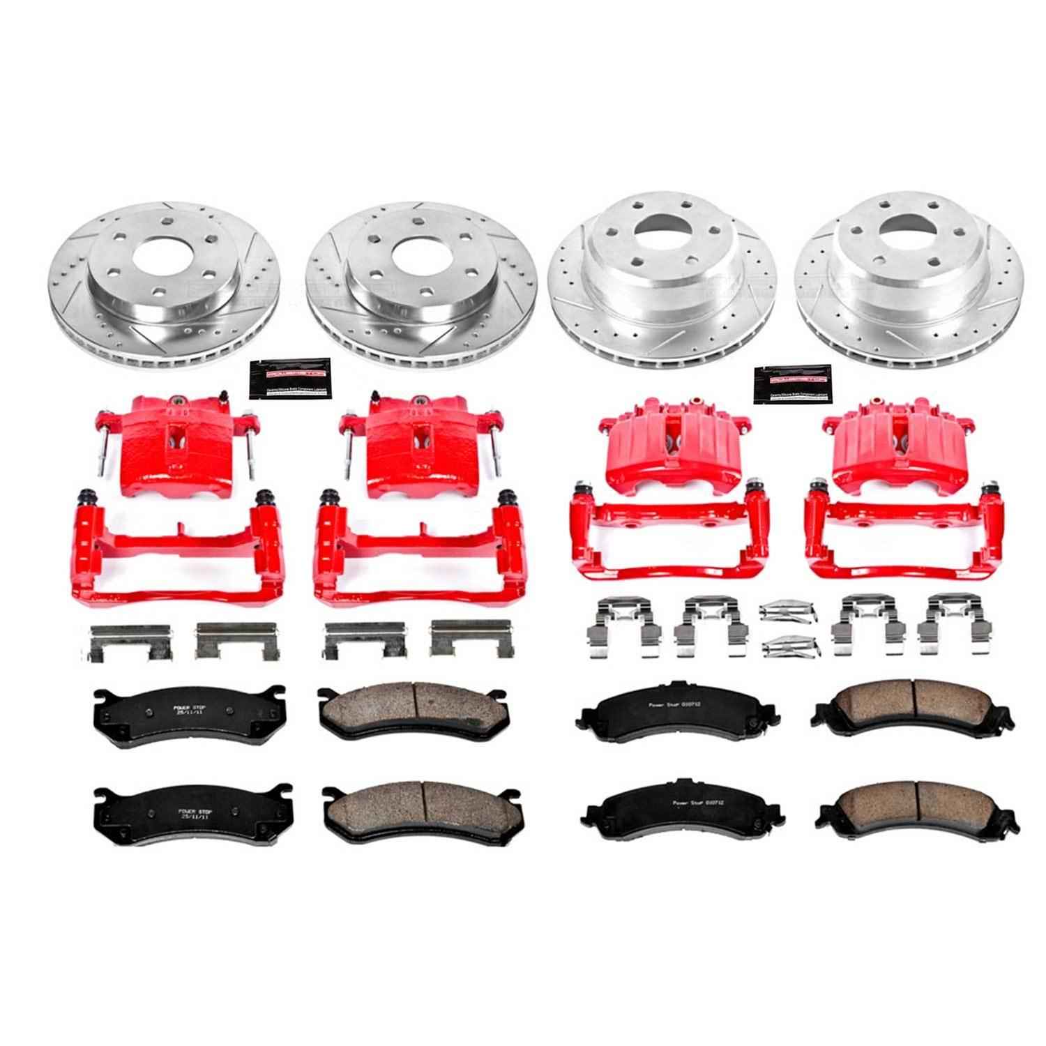 PowerStop Z23 Evolution Sport Brake Upgrade Kits with Calipers KC2015