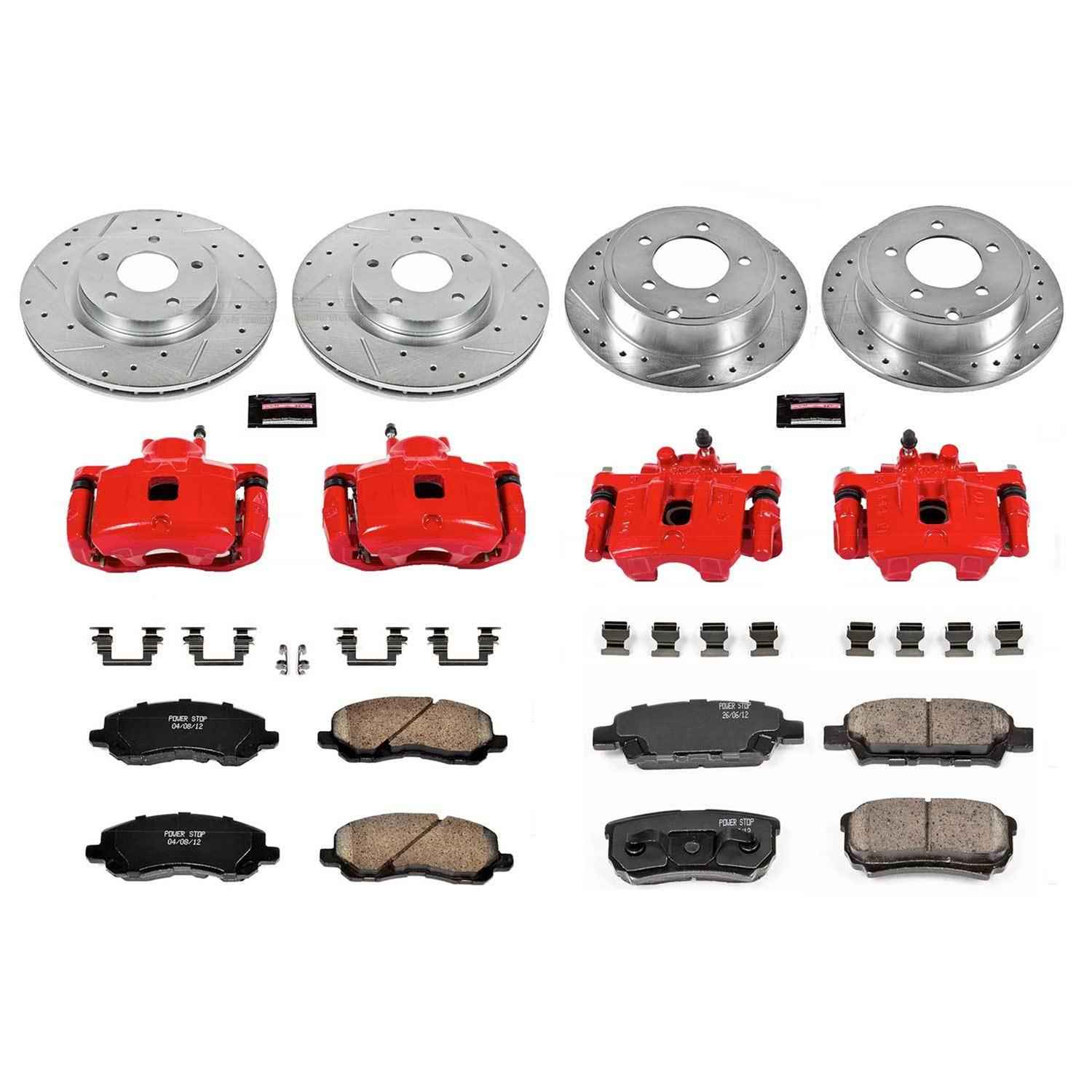 PowerStop Z23 Evolution Sport Brake Upgrade Kits with Calipers KC2840