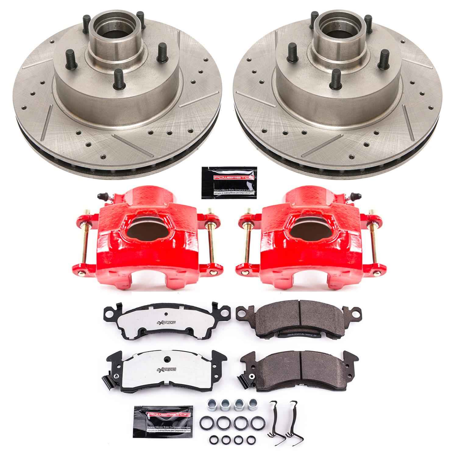 PowerStop Z26 Street Warrior Brake Upgrade Kits with Calipers KC2908-26