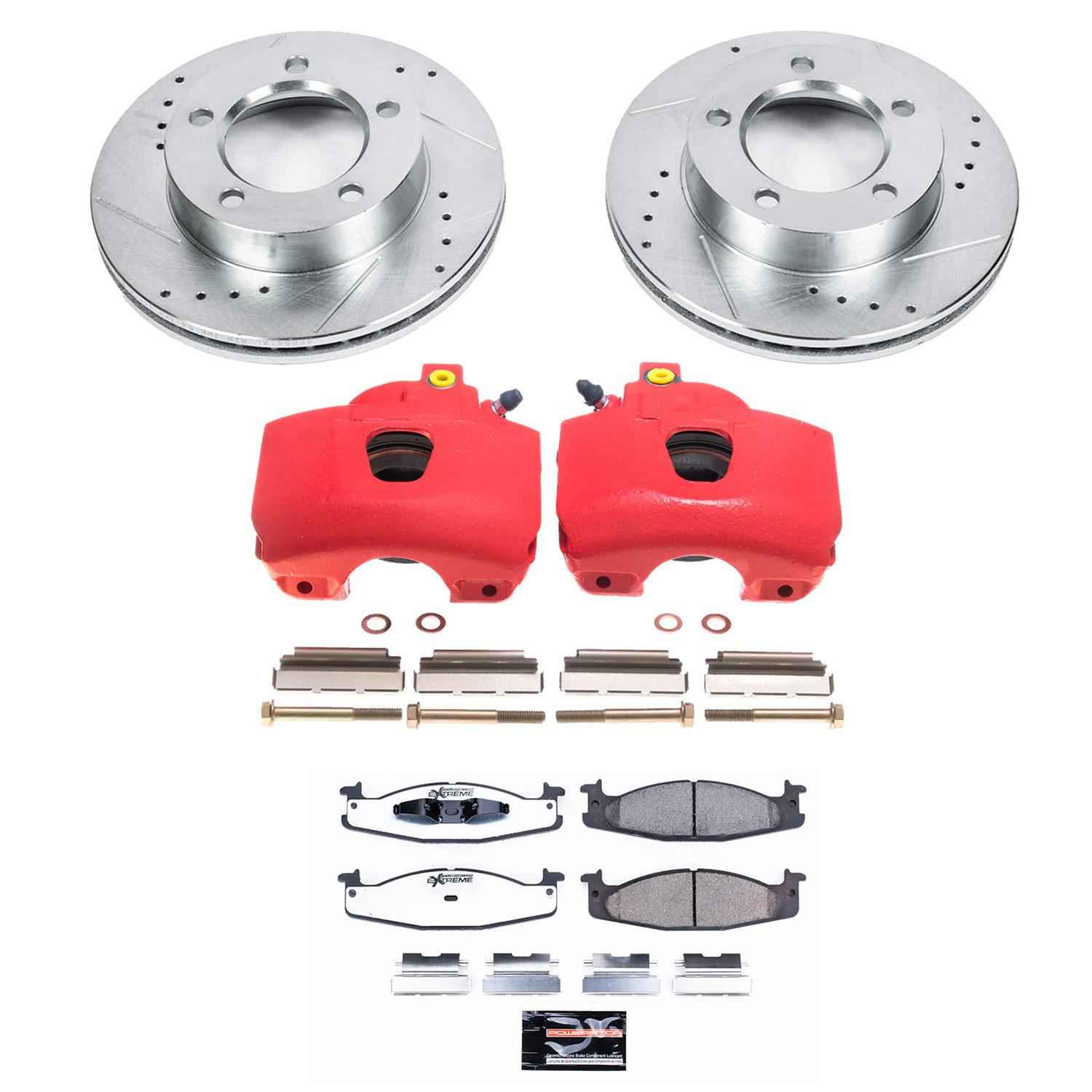 PowerStop Z36 Truck and Tow Brake Upgrade Kits with Calipers for 1994-1996 BRONCO, F-150 - KC5067-36
