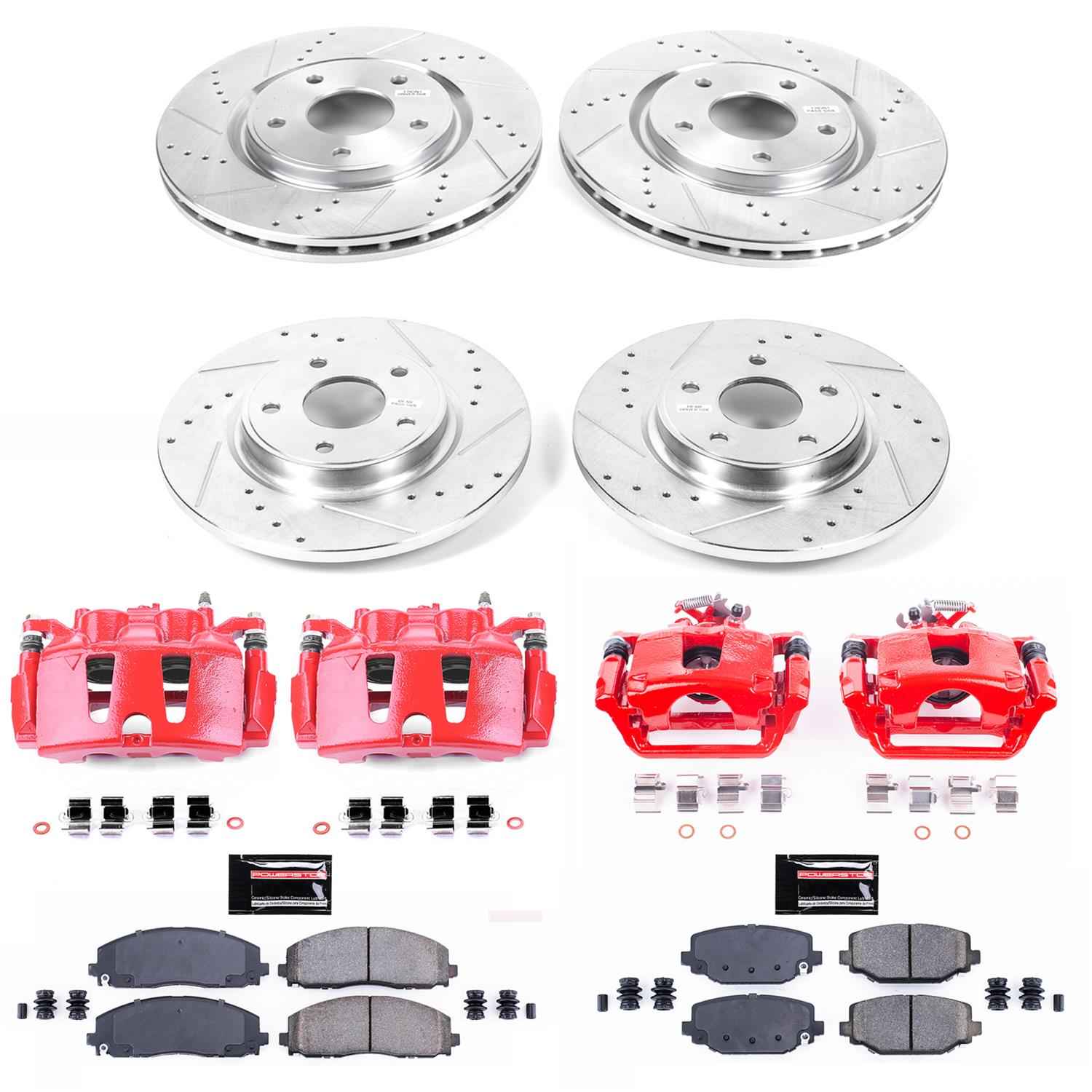 PowerStop Z23 Evolution Sport Brake Upgrade Kits with Calipers KC5960