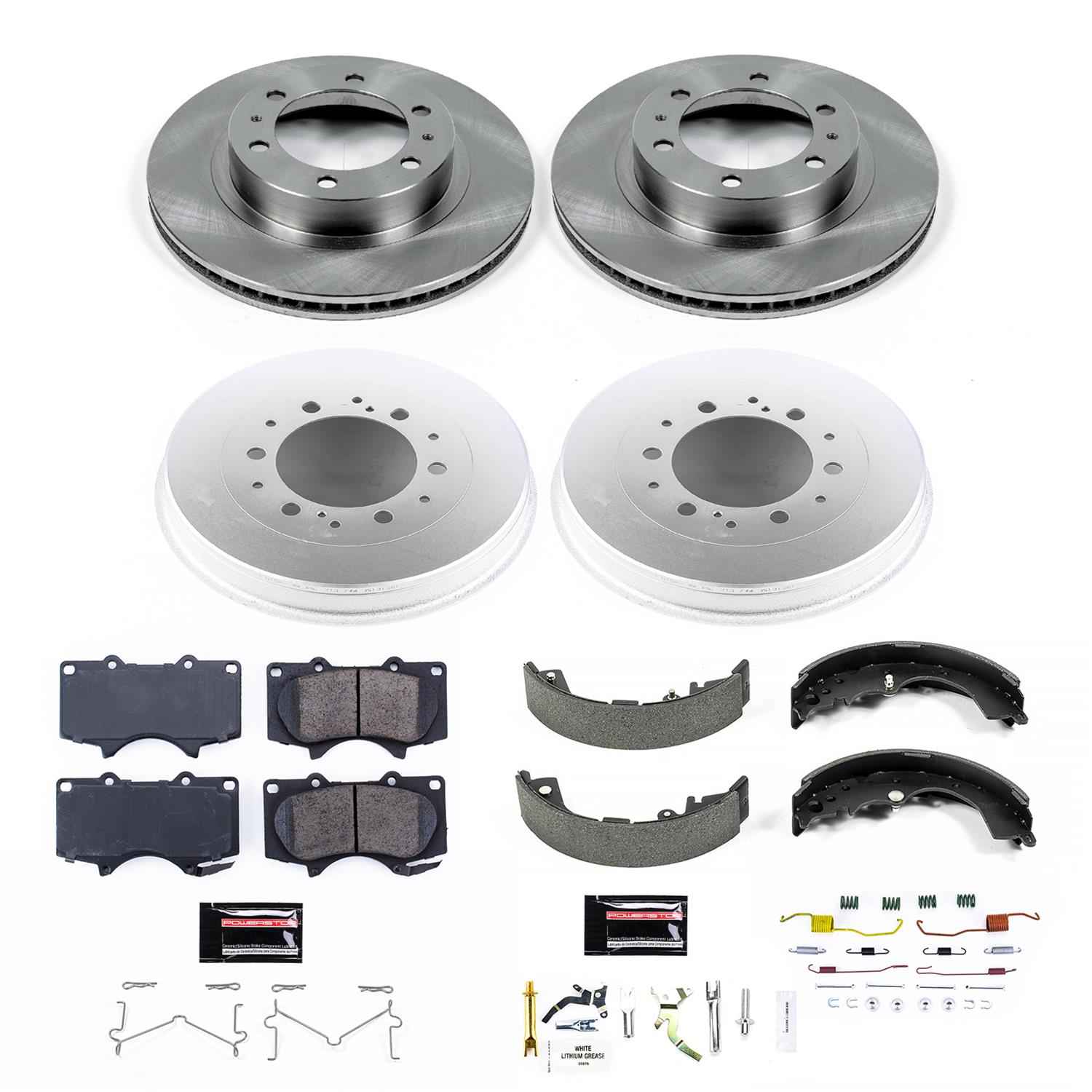 PowerStop Autospecialty Stock Replacement Disc and Drum Brake Kits for 2005-2023 TACOMA - KOE15231DK