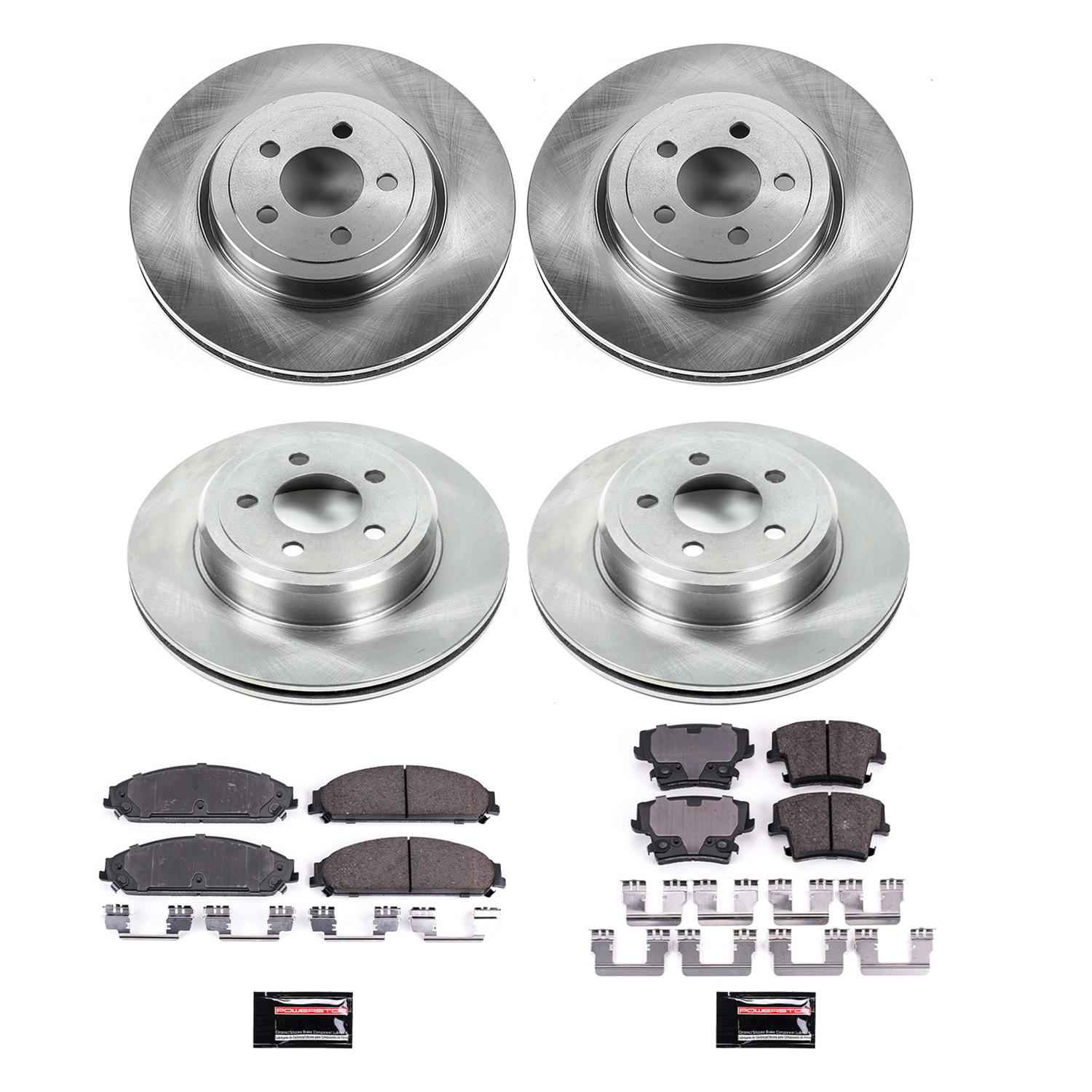 PowerStop Z17 Evolution Plus Stock Replacement Brake Kits KOE2853