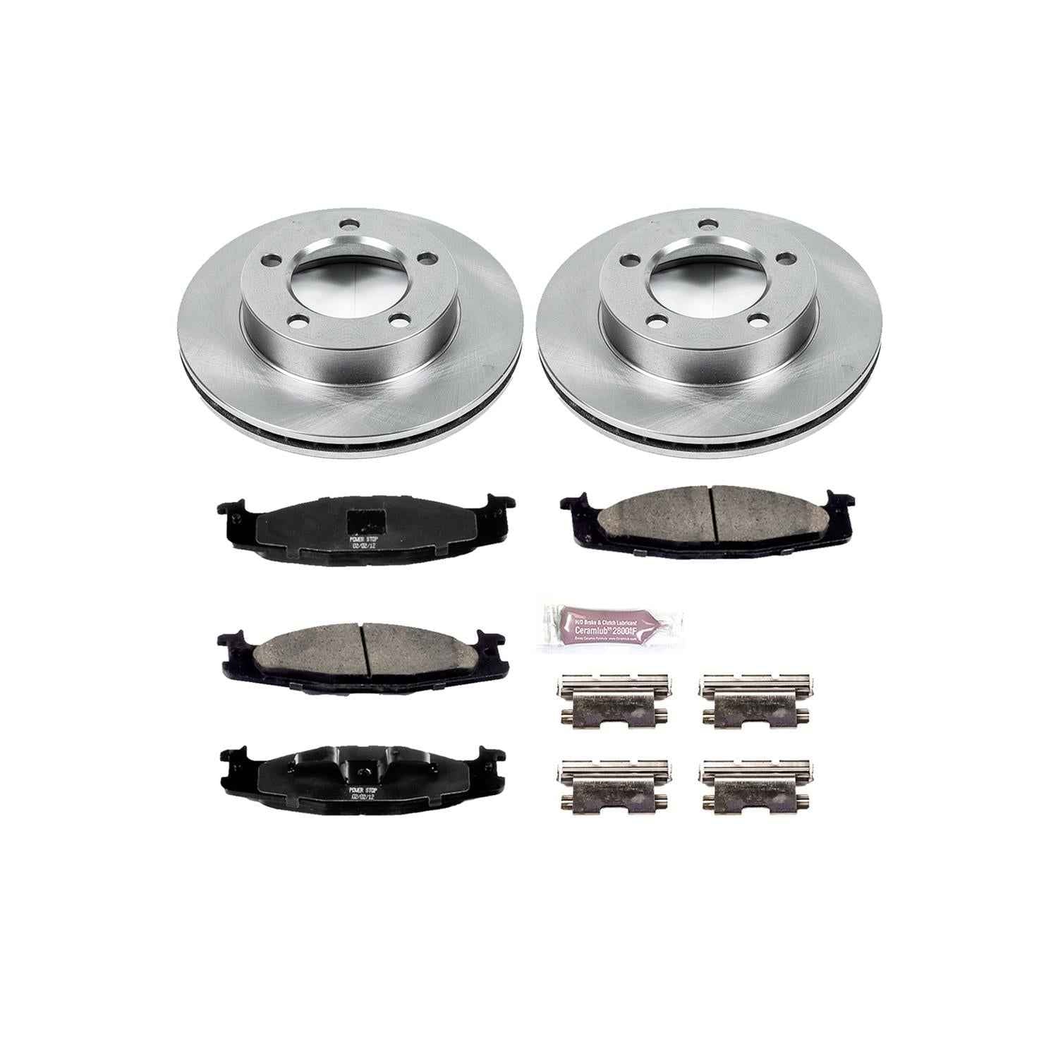 PowerStop Z17 Evolution Plus Stock Replacement Brake Kits for 1994-1996 BRONCO, F-150 - KOE5067