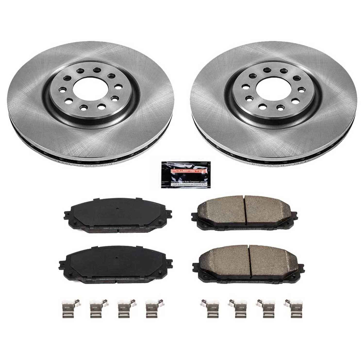 PowerStop Z17 Evolution Plus Stock Replacement Brake Kits for 2016-2023 CHEROKEE - KOE7414