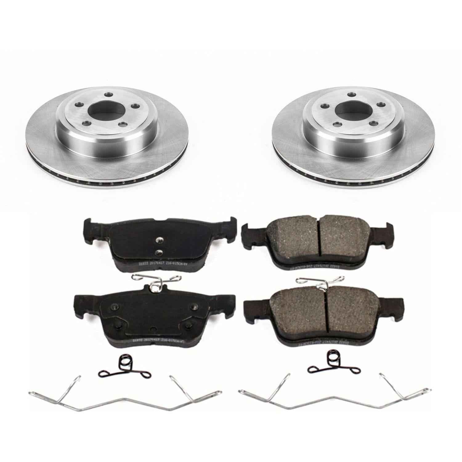 PowerStop Z17 Rear Evolution Plus Stock Replacement Brake Kits for 2017-2019 ESCAPE, 2017-2020 FUSION - KOE7723