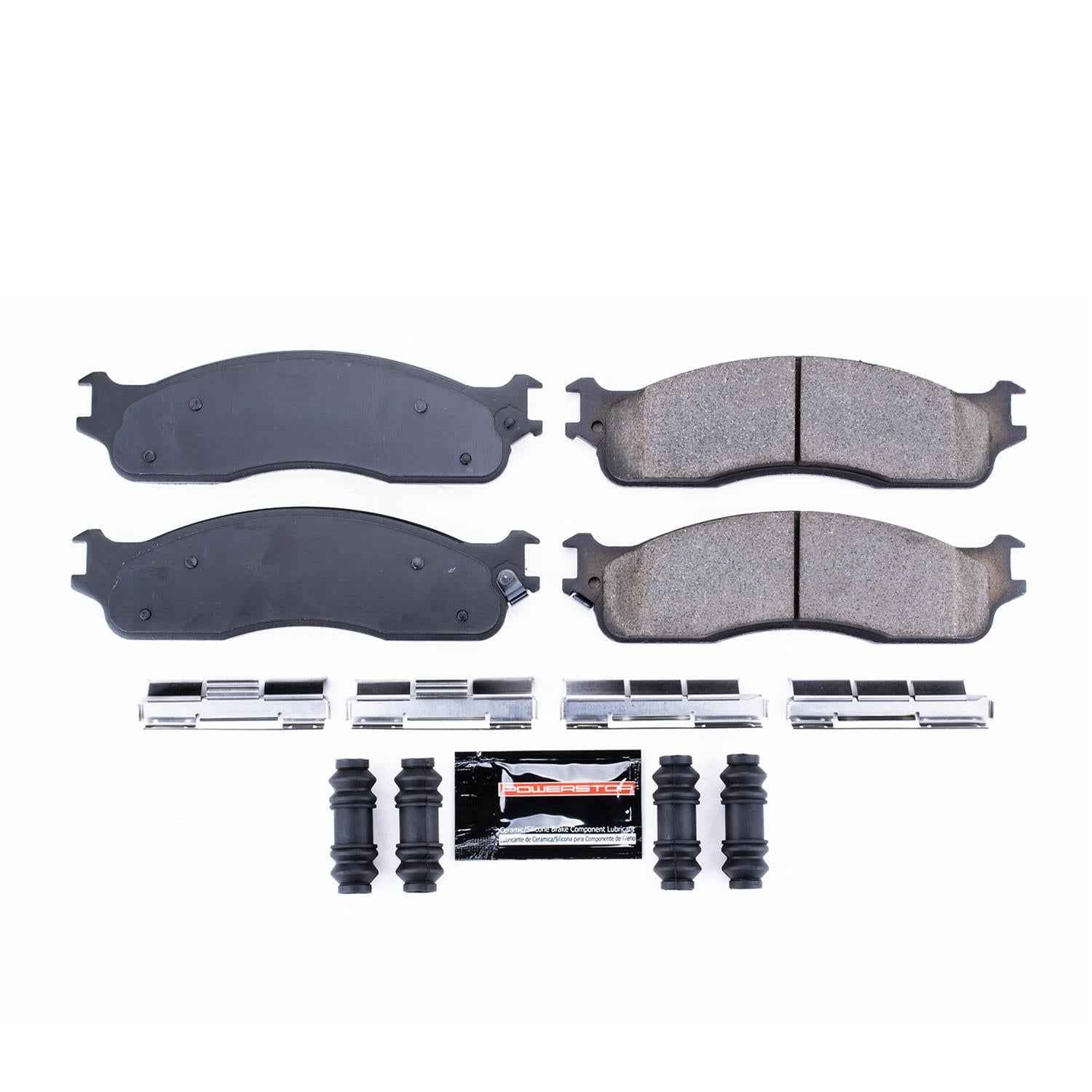 PowerStop Z23 Evolution Sport Brake Pads and Hardware Kits for 2003-2008 RAM 3500, RAM 2500, 2006-2008 RAM 1500 - Z23-965