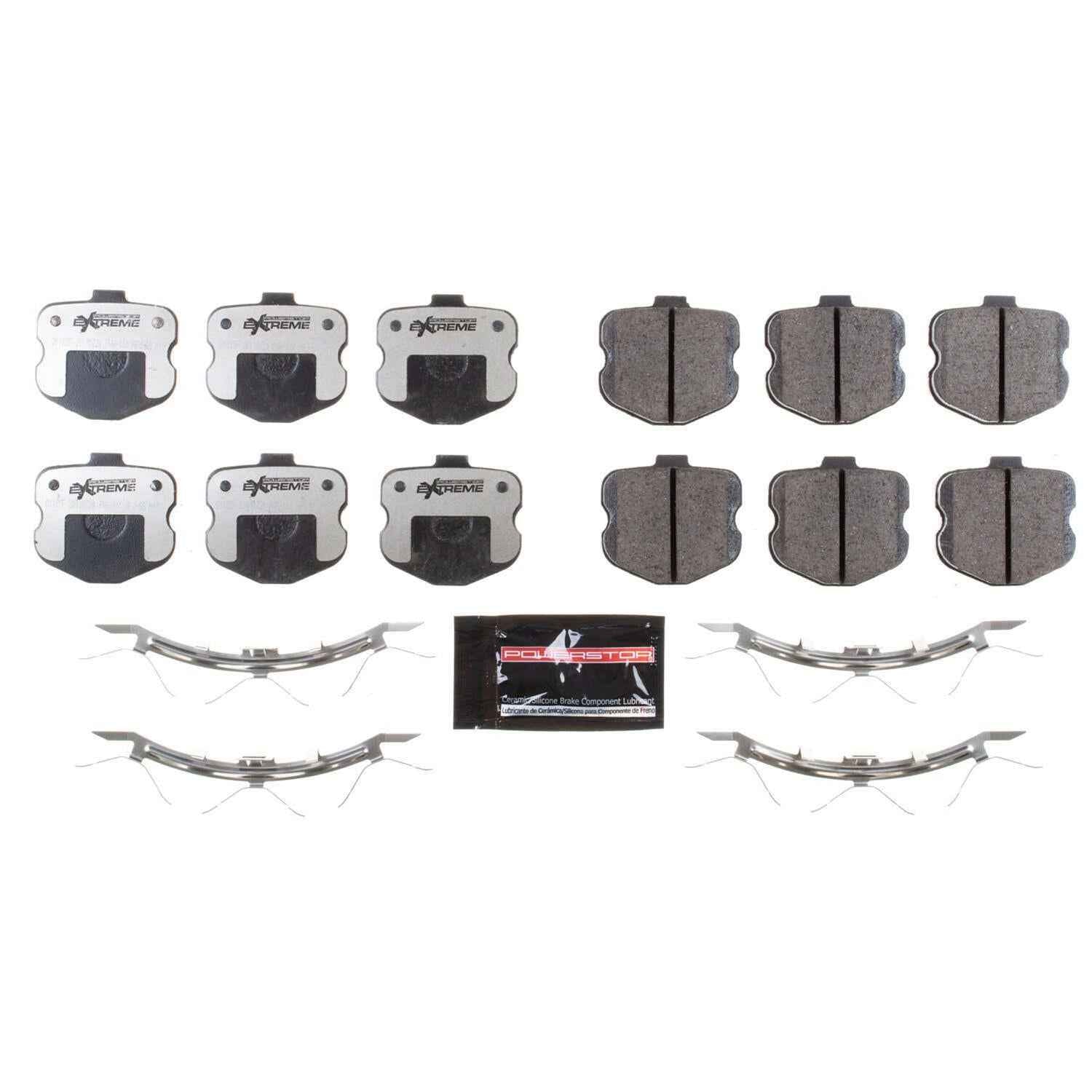 PowerStop Z26 Street Warrior Brake Pads and Hardware Kits for 2006-2013 CORVETTE - Z26-1185F