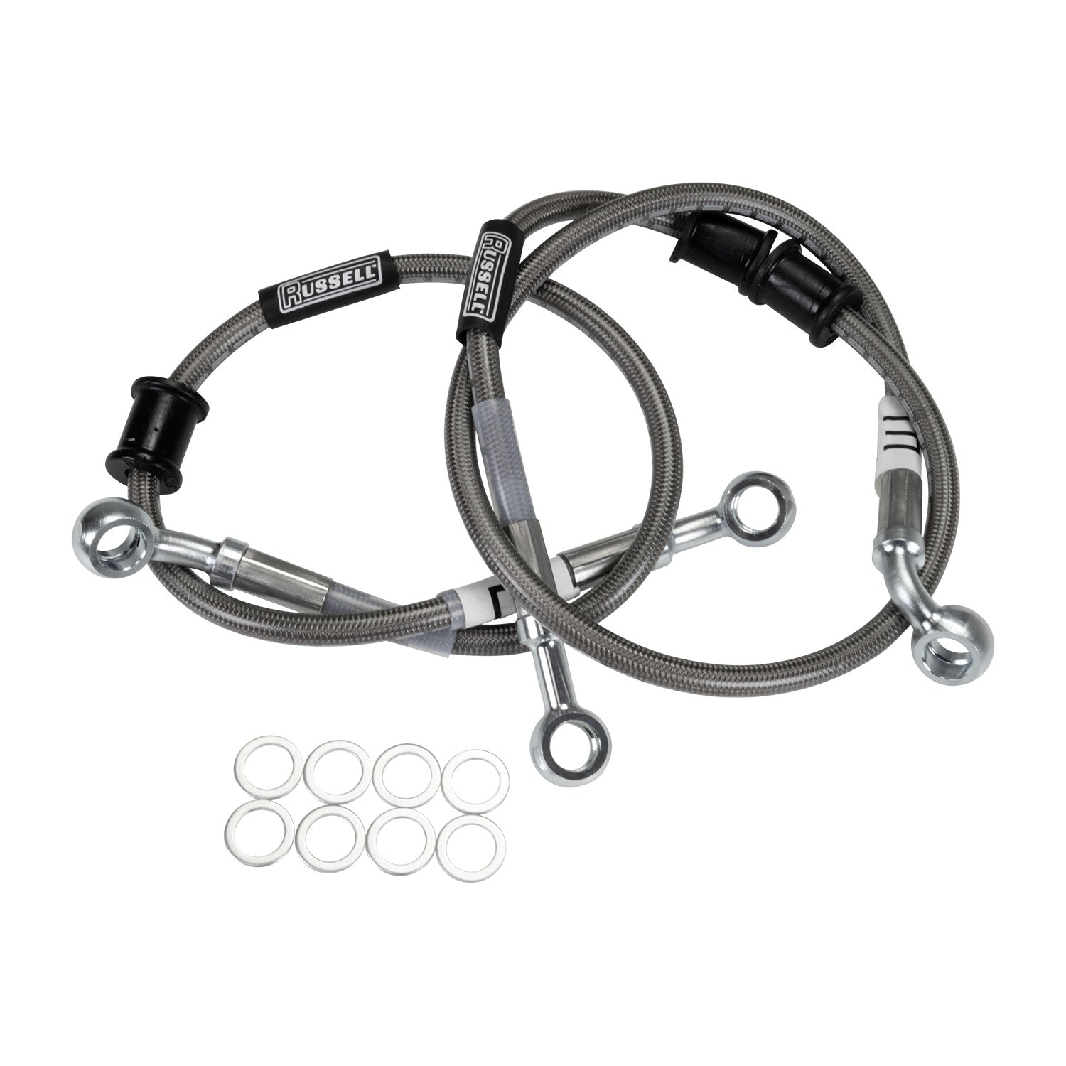 Russell Cycleflex Two-Line Racer Brake Hose Kit For 2005 Suzuki GSX-R1000 - Front