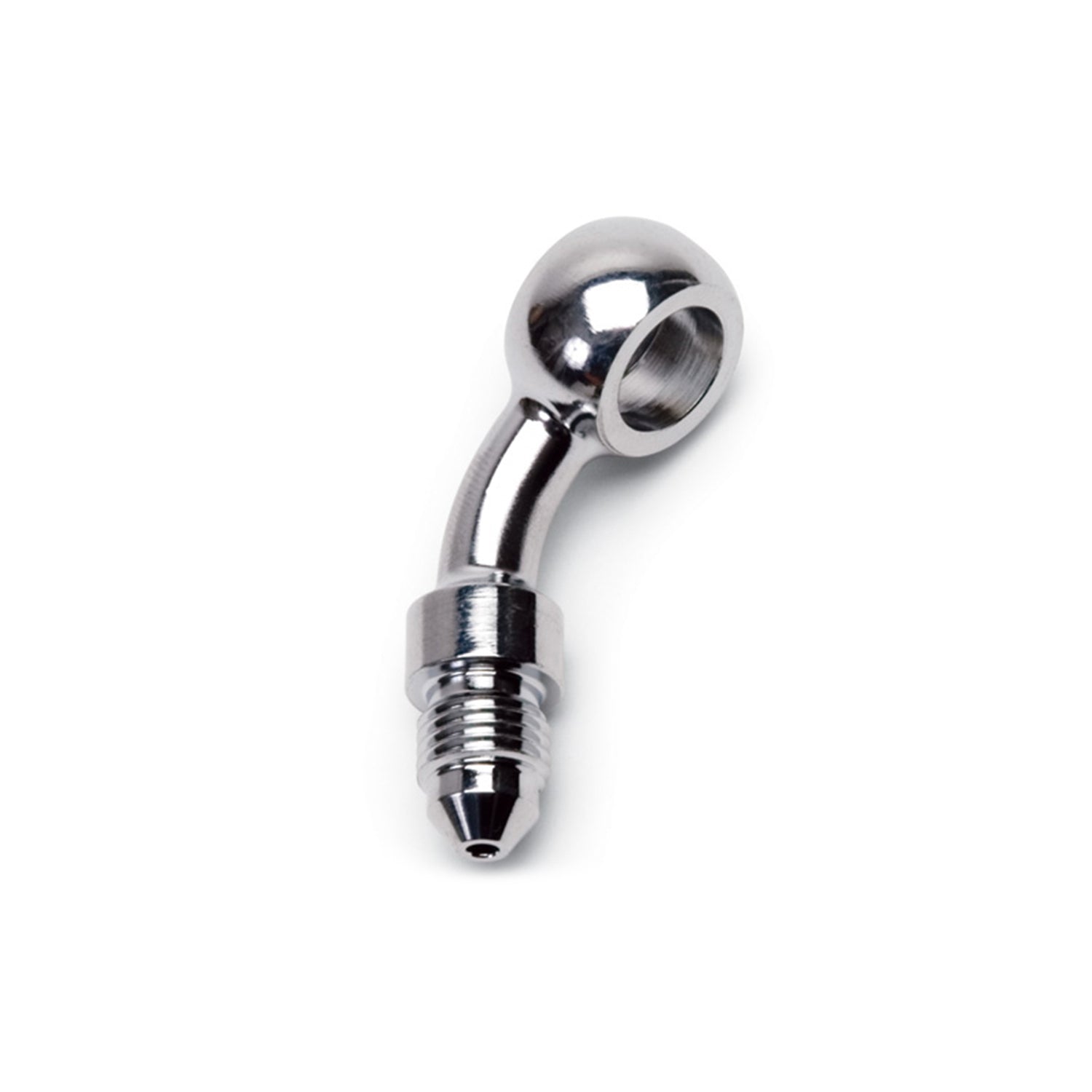 Russell 3AN x 10mm (3/8 Inch) 45 Degree Banjo Straight Adapter Fitting With Chrome Finish
