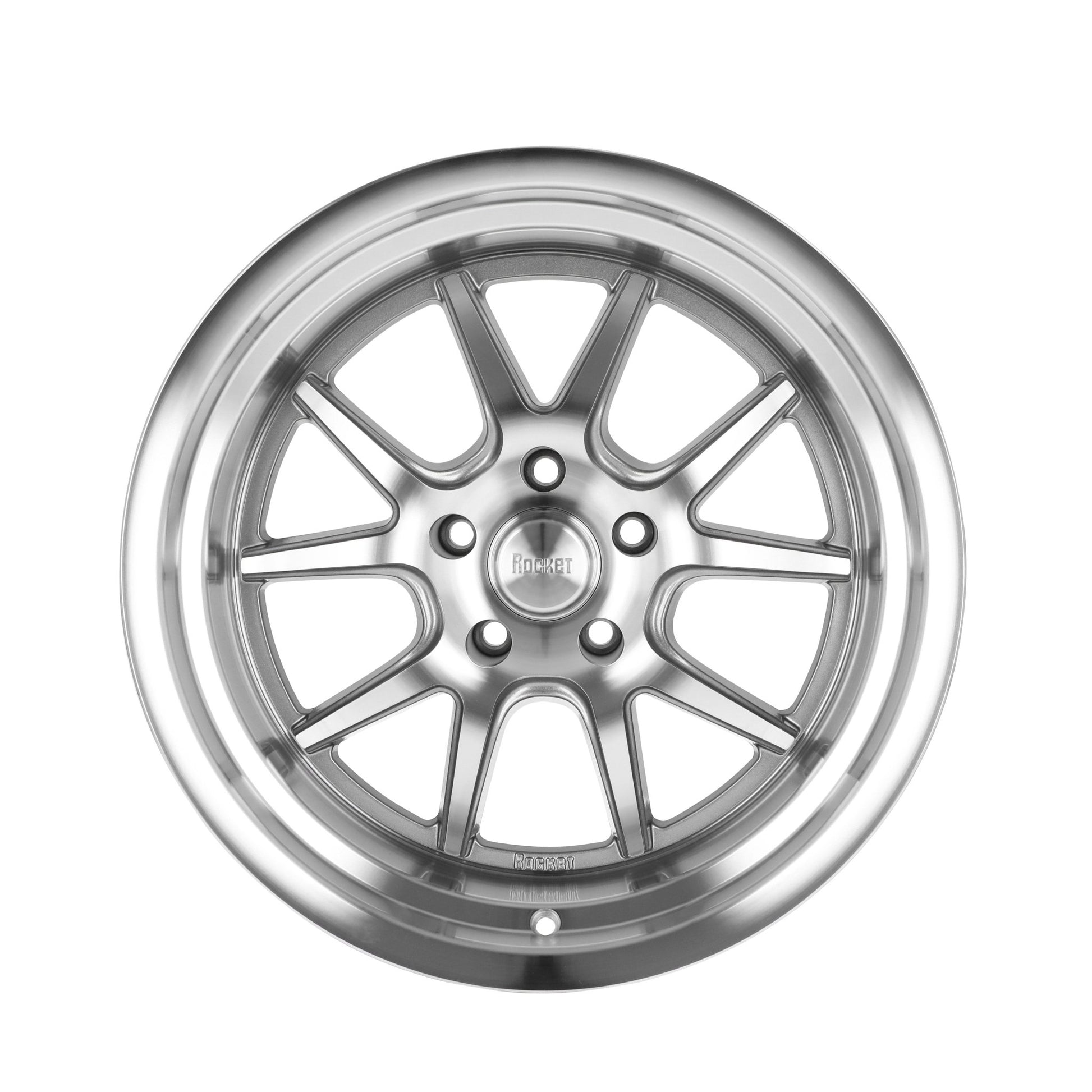 Rocket Racing Wheels TTR19 Attack - Titanium/Machined TTR19-896545