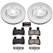 Power Stop 10-15 Chevrolet Camaro Front Z17 Evolution Geomet Coated Brake Kit PowerStop Brake Kits - Performance Blank