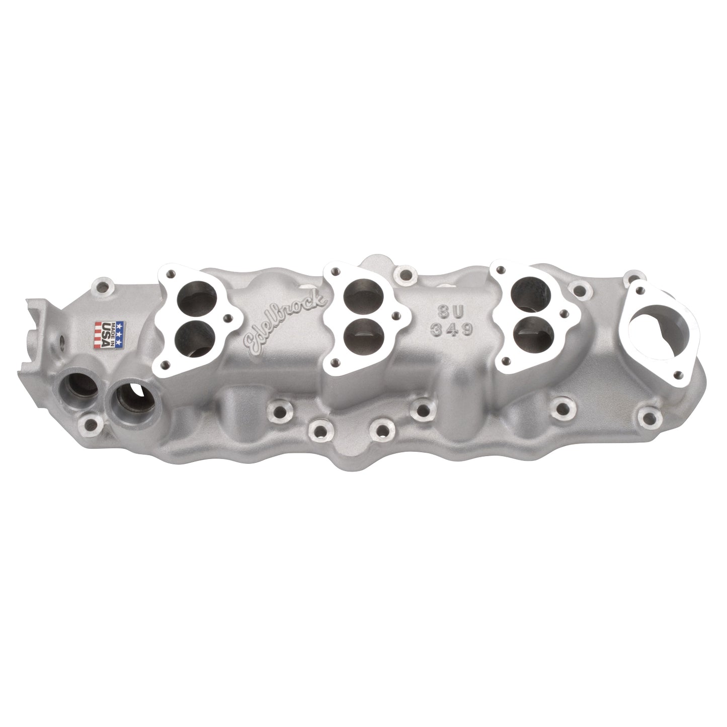 Triple Deuce Intake Manifold for 1949-53 Ford Flathead, Satin Finish