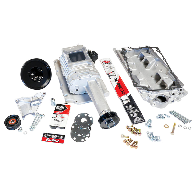 Edelbrock Supercharger Kit #1552 For 1996-Later Chevy Small-Block - Carbureted EDELBROCK Autoparts