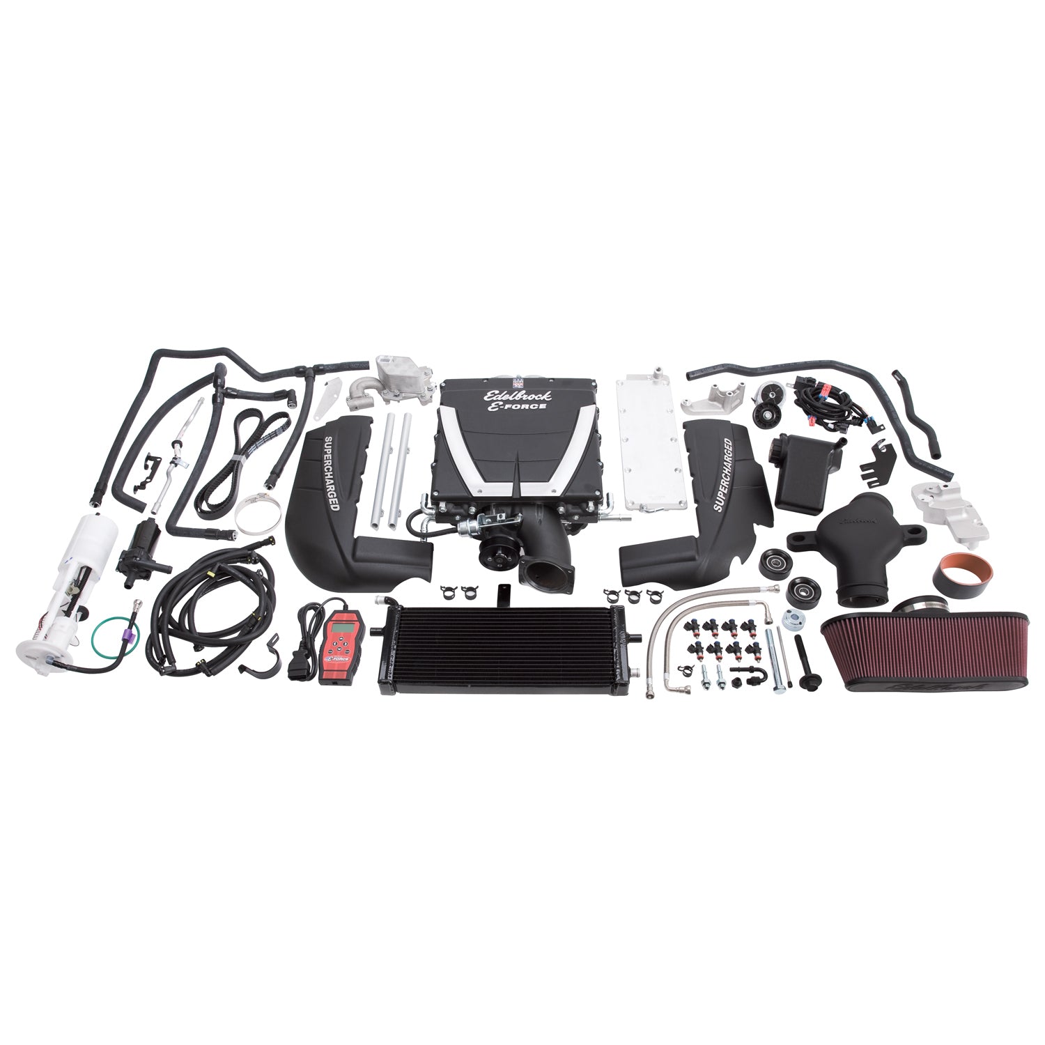 Edelbrock Stg 2 SC #1575 For 10-13 Corvette Grand Sport LS3-Dry Sump W/ Tune