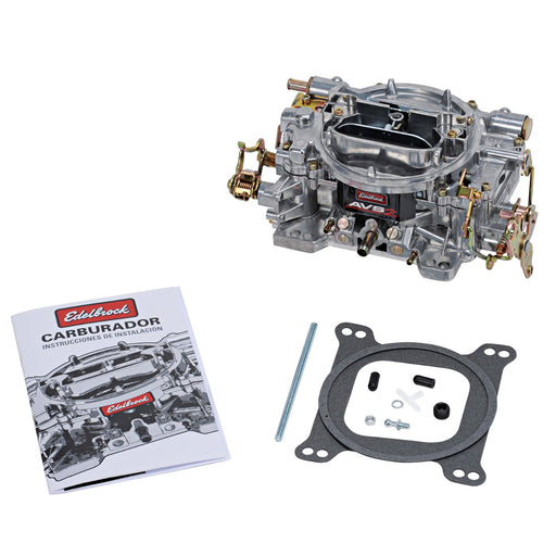 Remanufactured AVS2 650 CFM #1905 Carburetor with Manual Choke in Satin (non-EGR) EDELBROCK Autoparts