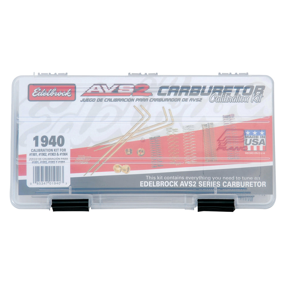 Edelbrock AVS2 Series Carburetor Calibration Kit #1940