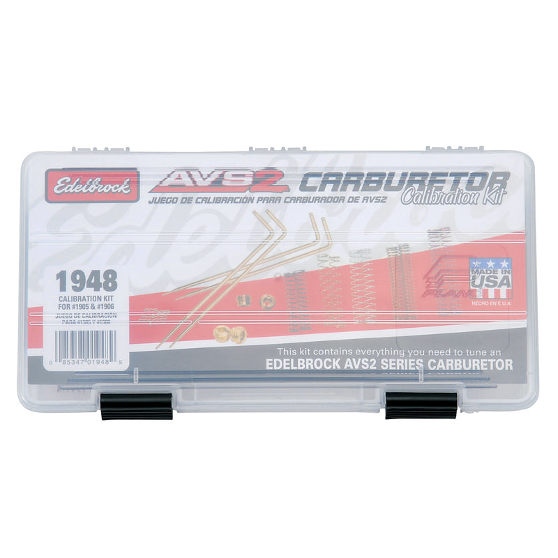 Edelbrock AVS2 Series Carburetor Calibration Kit #1948 EDELBROCK Autoparts