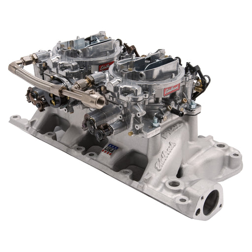RPM Dual-Quad manifold and carb Kit for Small-Block Ford 289-302 EDELBROCK Autoparts