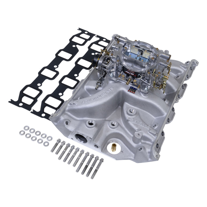 Single-Quad Manifold and carb Kit for Big-Block Ford FE EDELBROCK Autoparts