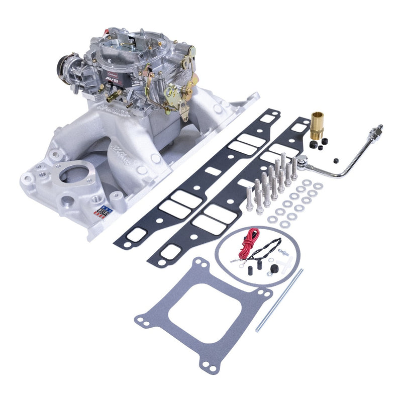 Single-Quad Manifold and carb Kit for Chrysler 340/360 EDELBROCK Autoparts