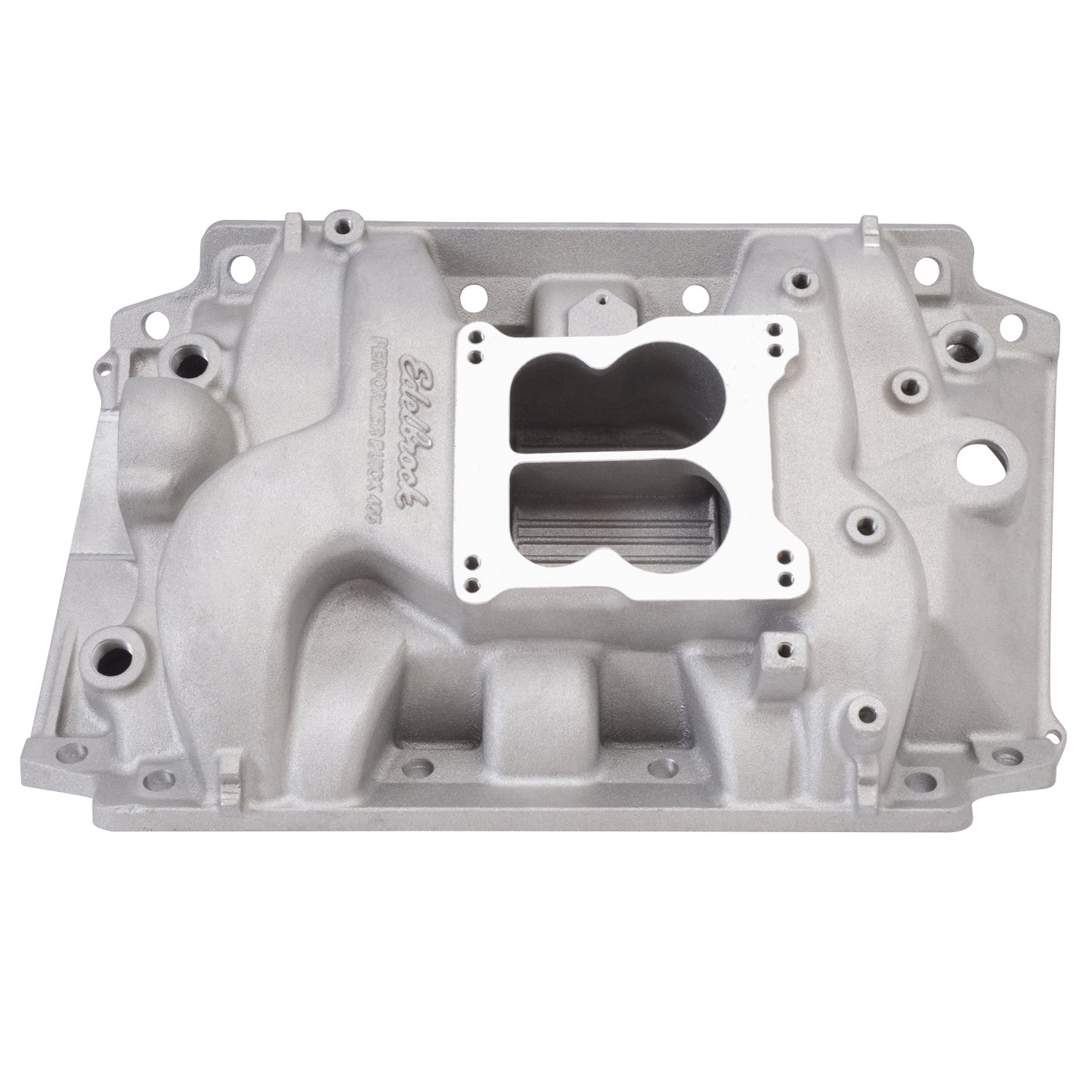 Performer Intake Manifold for Buick 400-455 V8, Non-EGR, Satin Finish