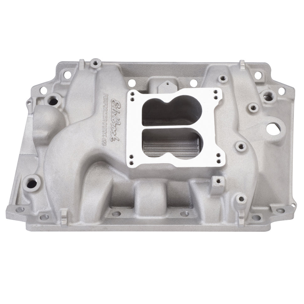 Performer Intake Manifold for Buick 400-455 V8, Non-EGR, Satin Finish