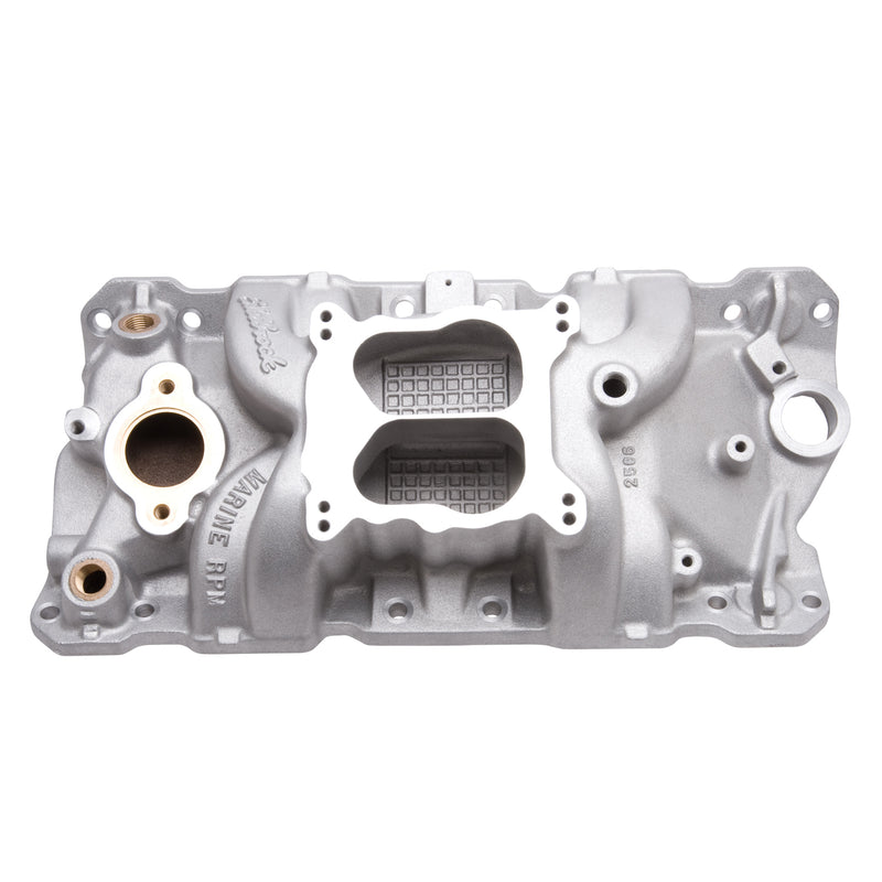 Performer RPM 4V/Q-JET Marine Intake Manifold for 87-95 Small-Block Chevy EDELBROCK Autoparts