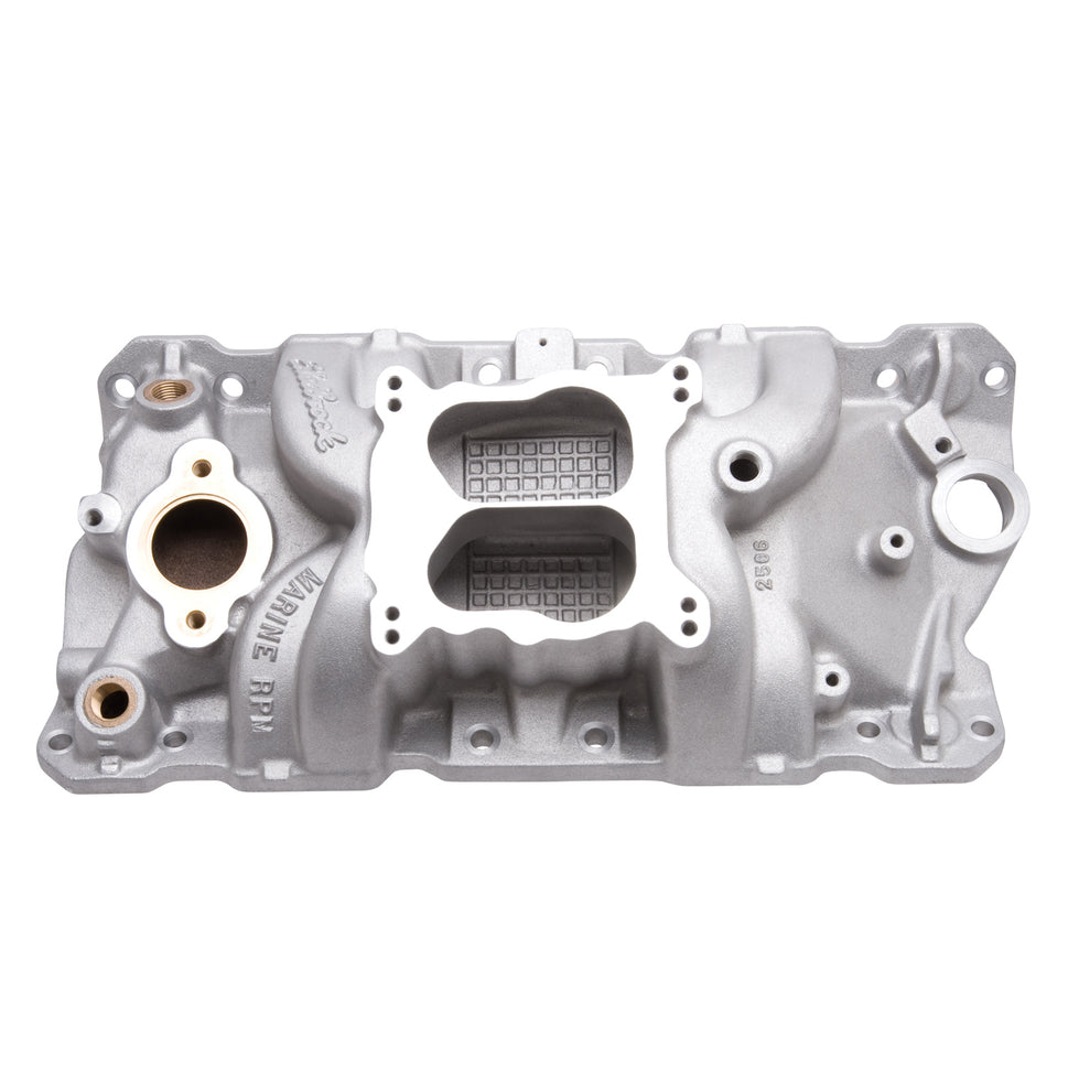 Performer RPM 4V/Q-JET Marine Intake Manifold for 87-95 Small-Block Chevy