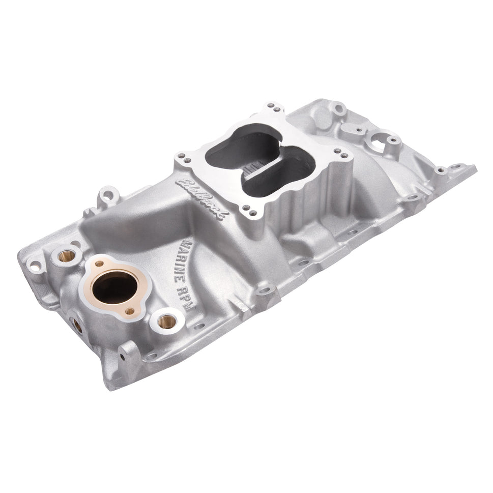 Performer RPM 4V/Q-JET Marine Intake Manifold for Big-Block Chevy-Oval port
