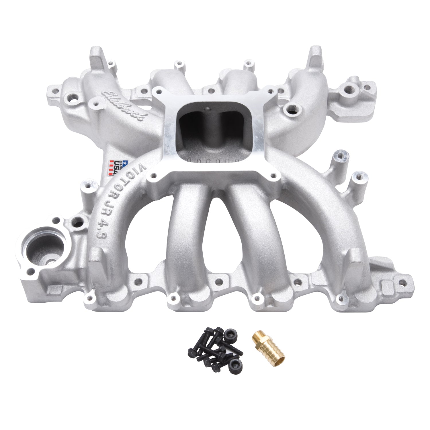 Victor Jr. Ford 4.6L SOHC Modular Carburetor Intake Manifold Without Electronics