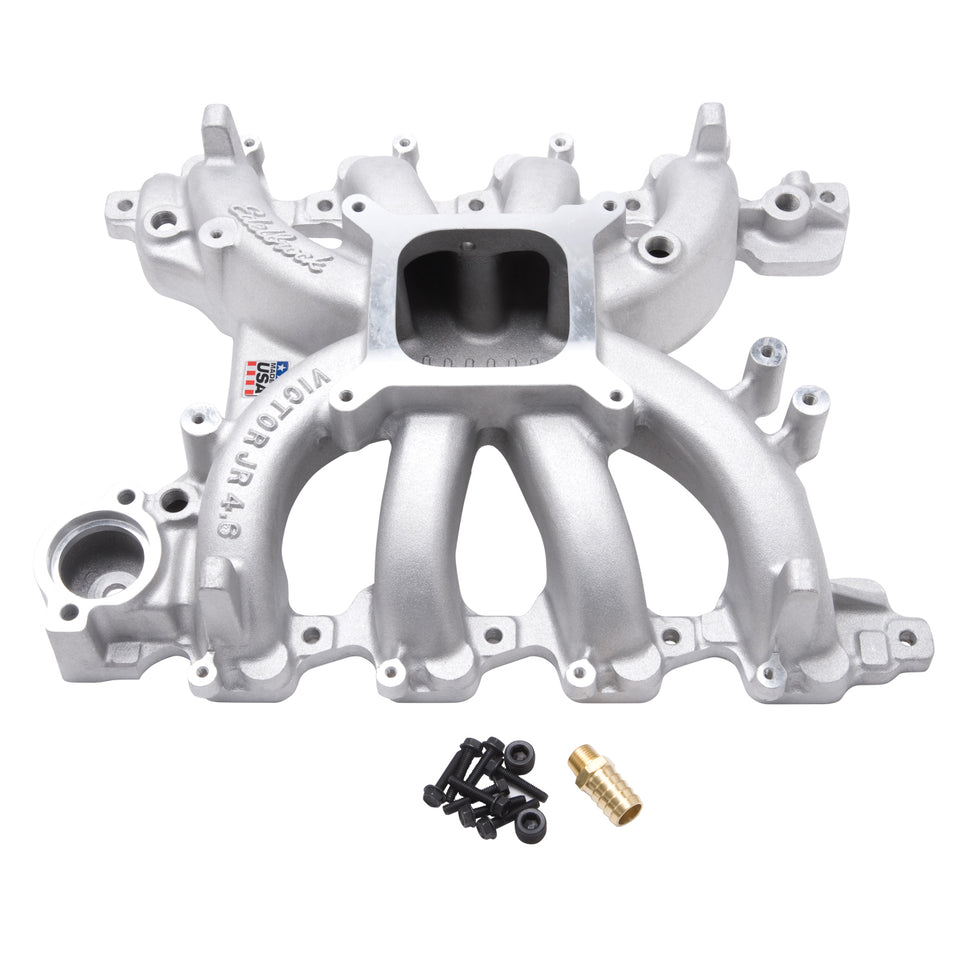 Victor Jr. Ford 4.6L SOHC Modular Carburetor Intake Manifold Without Electronics