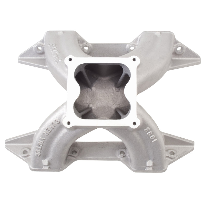 Super Victor Chrysler 440 Max Wedge Intake Manifold for 4500 Series Carb EDELBROCK Autoparts