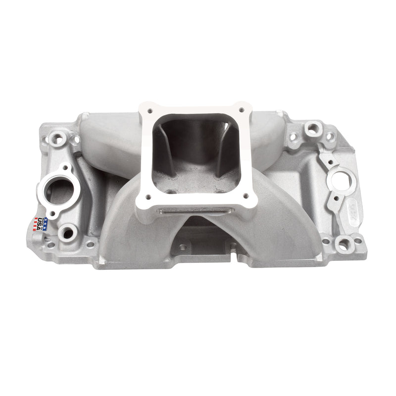 Super Victor II BBC Intake Manifold V8 9.8" Deck with .080" Raised Port EDELBROCK Autoparts