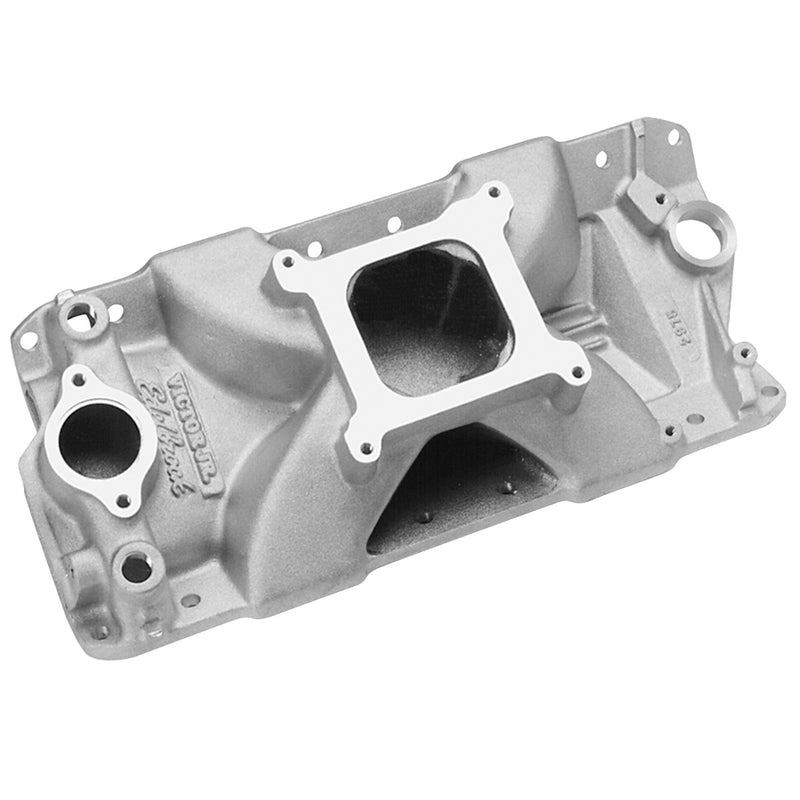 Victor Jr. 23 Degree Port Matched Intake Manifold Small-Block Chevy EDELBROCK Autoparts