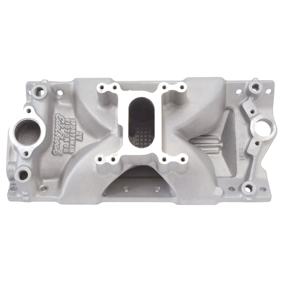 Victor Jr. Sportsman 2V 23 Degree Intake Manifold Small-Block Chevy