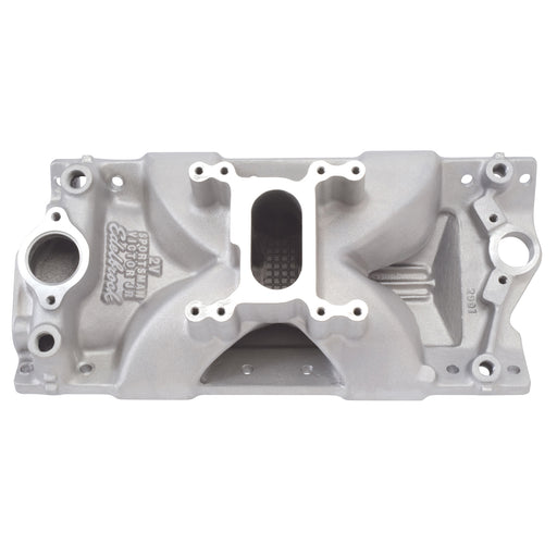 Victor Jr. Sportsman 2V 23 Degree Intake Manifold Small-Block Chevy EDELBROCK Autoparts