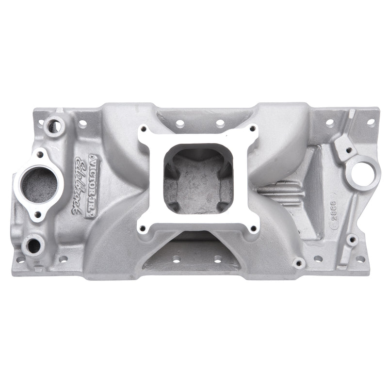 Victor Jr. 23 Degree Tall Intake Manifold Small-Block Chevy EDELBROCK Autoparts