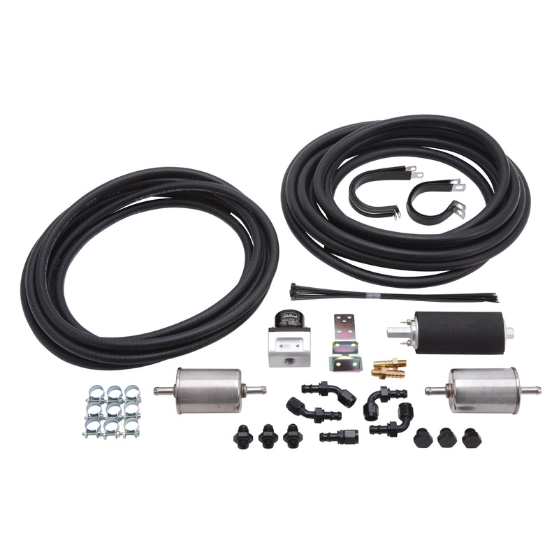 Fuel Injection Fuel Feed and Return Pipe Assembly #3604, 67 GPH/255 LPH EDELBROCK Autoparts