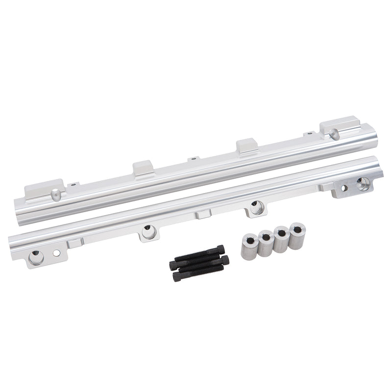 Fuel Injector Rail Kit #3625, -6 AN Clear For Ford Small-Block Windsor EDELBROCK Autoparts