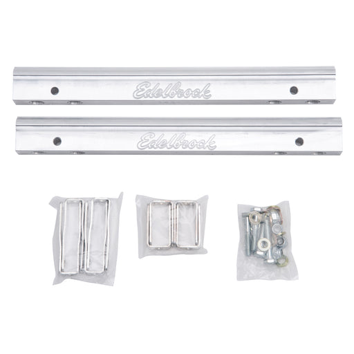 Fuel Injection Fuel Rail #3634, -6 AN Clear For Pontiac V8 EDELBROCK Autoparts